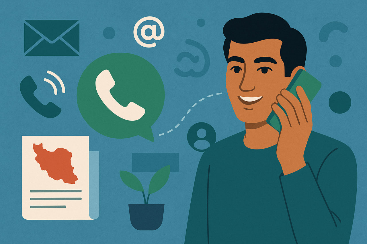 تماس و ارتباط تماس و ارتباط با مجله ایران