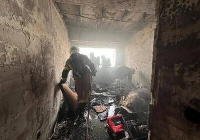 آتش‌سوزی هولناک یک مجتمع مسکونی ۲۰ طبقه در تهران