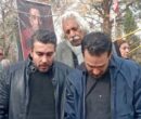 خاکسپاری حمید طالقانی + عکس