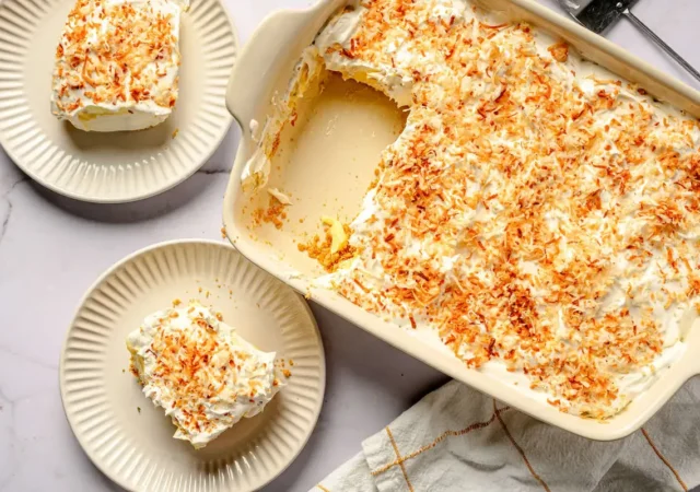 طرز تهیه دسر برفی نارگیلی فقط در یکساعت