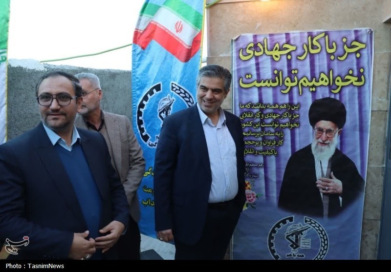 افتتاح منزل محرومین با مشارکت بسیج سازندگی در خنداب+عکس