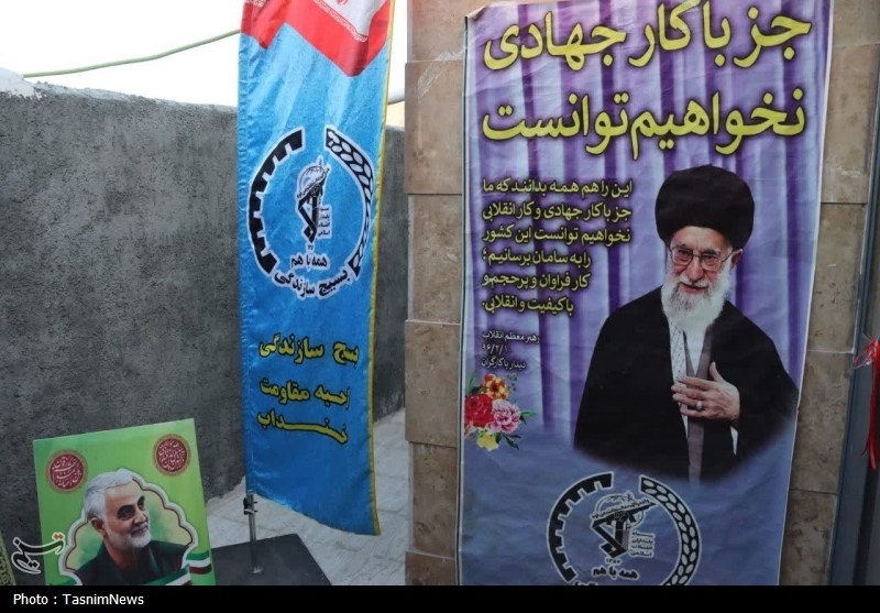 افتتاح منزل محرومین با مشارکت بسیج سازندگی در خنداب+عکس