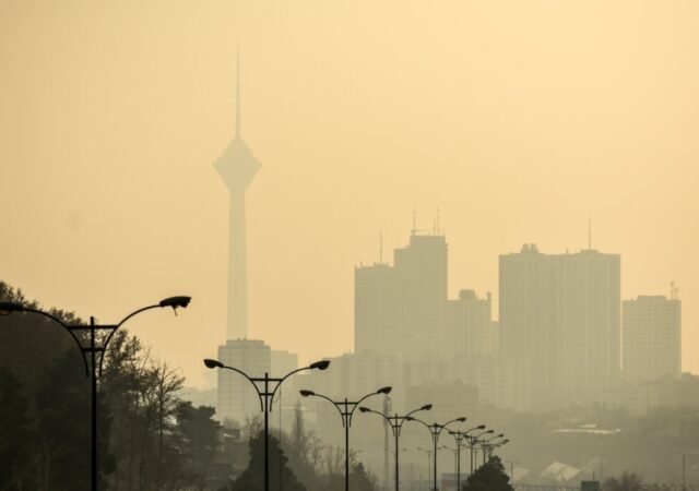 هوای تهران نارنجی شد