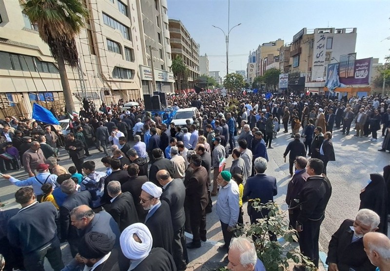 پیکر شهید مدافع امنیت در بوشهر تشییع شد+تصویر تشییع شهدا , مراسم تشییع , اخبار استان بوشهر ,
