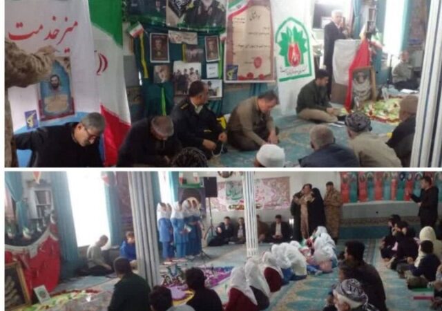 جشن انقلاب و میز خدمت در روستای ایرانخواه برگزار شد