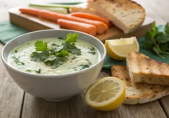 طرز تهیه سوپ ماست و گشنیز/ راهکار آسان برای کاهش وزن
