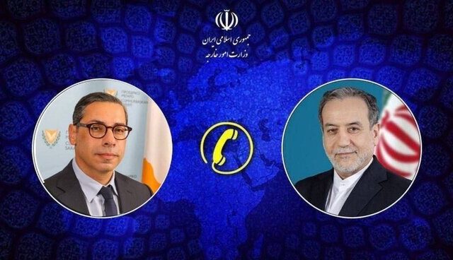 وزیر امور خارجه قبرس با عراقچی رایزنی کرد