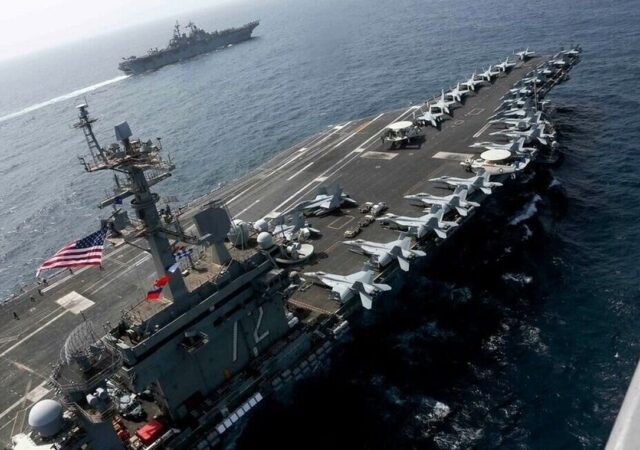 آرایش نظامی آمریکا در منطقه/ جنگ نزدیک است؟