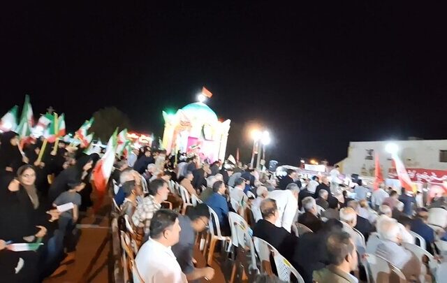 اجتماع باشکوه مردم در گناوه