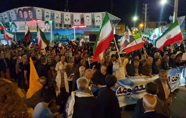 اجتماع پرشور ساوجی‌ها در پنجاه و هشتمین شب بیعت با رهبر معظم انقلاب