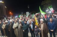 استمرار تجمع شبانه سنندجی‌ها با فریادهای مرگ بر آمریکا در حمایت از وطن