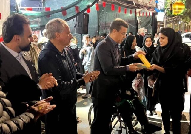 اقدام زیبای یک ورزشکار درمورد فرشتگان پرپر شده دبستان میناب