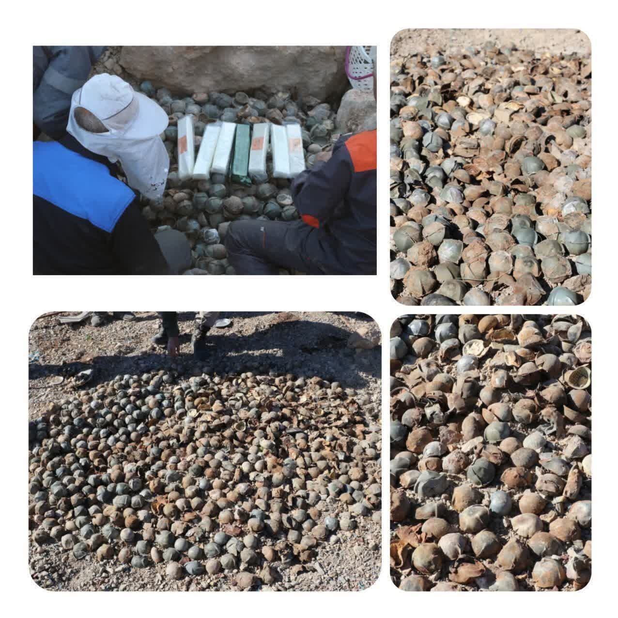 انهدام 3 موشک سنگرشکن GBU57 آمریکایی