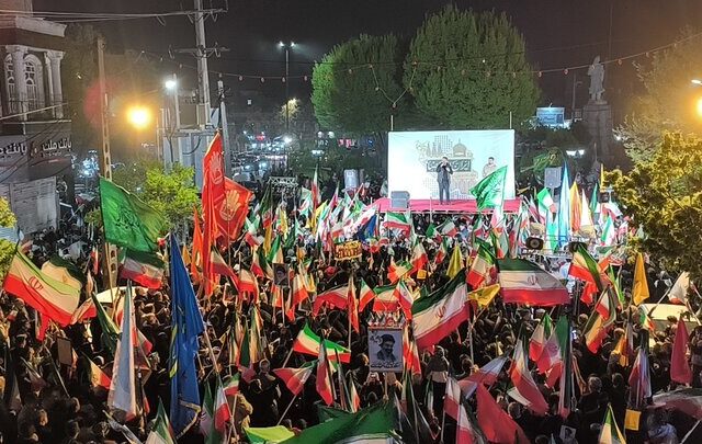 تجمع مردم «ایرانشهر» در پنجاه و هفتمین شب از شهادت قائد امت