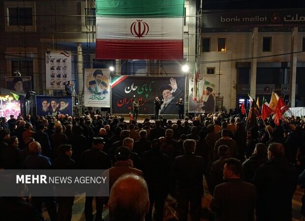 حمایت حماسی خلخال از کیان انقلاب