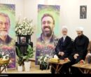 دیدار آیت‌الله اعرافی با خانواده شهید لاریجانی+ عکس