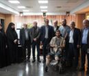دیدار رئیس بنیاد شهید و امور ایثارگران با جانباز سرافراز حسین محمدی