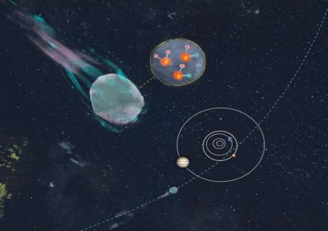 ستاره دنباله دار از یک مکان سرد به منظومه شمسی نفوذ کرد