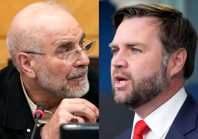 عکسی از دست دادن ونس و قالیباف منتشر شد