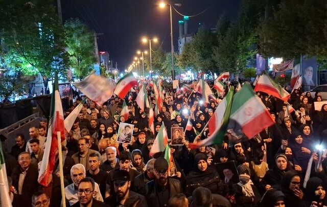 میدان داری مردم گالیکش در پنجاه و دومین شب از اجتماعات حماسی