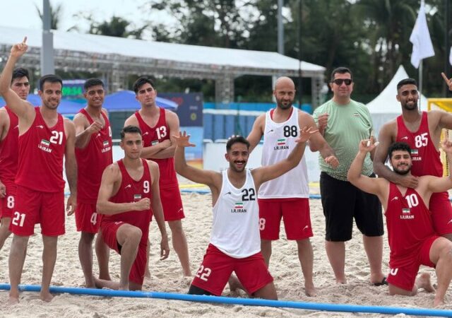 پیروزی قاطع هندبال ایران مقابل سرلانکا