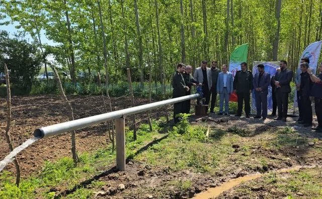 چاه عمیق کشاورزی در زیکسار صومعه‌سرا به بهره برداری رسید   