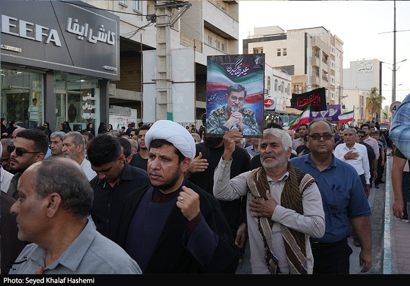 تشییع پیکر مطهر بانوی شهیده جنگ تحمیلی سوم در بوشهر شهید , اخبار بوشهر , اخبار استان بوشهر ,