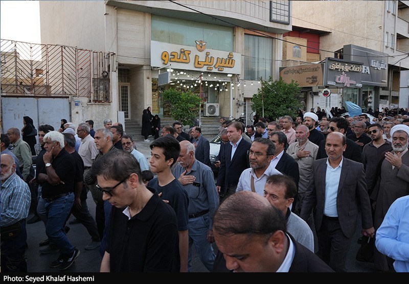 تشییع پیکر مطهر بانوی شهیده جنگ تحمیلی سوم در بوشهر شهید , اخبار بوشهر , اخبار استان بوشهر ,