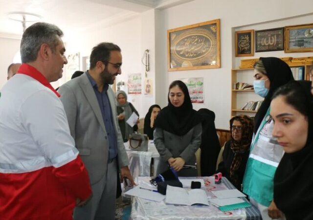 کاروان سلامت به روستای پیشنبور کلاردشت رسید