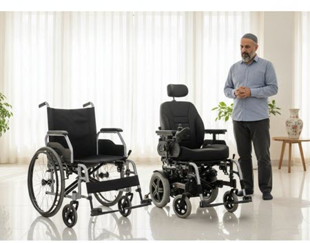 ویلچر برقی یا دستی؟