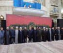 تجدید میثاق رئیس و مسئولان دستگاه قضا با آرمانهای بنیانگذار انقلاب تجدید میثاق رئیس و مسئولان دستگاه قضا با آرمانهای بنیانگذار انقلاب