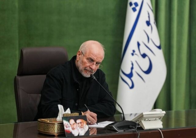 قالیباف: فقدان آیت الله فیاض ضایعه‌ای بزرگ برای عموم مسلمانان است