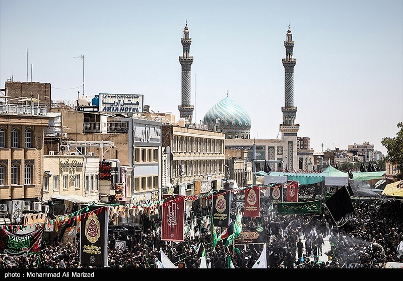 ماه محرم , حسینیه تسنیم , عاشورا , اخبار قم , 