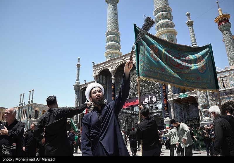 ماه محرم , حسینیه تسنیم , عاشورا , اخبار قم , 