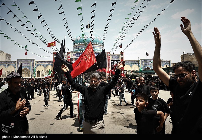 ماه محرم , حسینیه تسنیم , عاشورا , اخبار قم , 