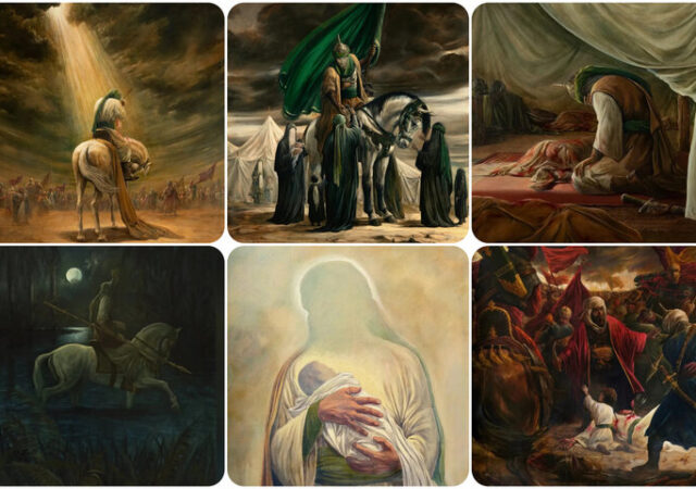نقش شهادت در آثار محمدعلی نادری؛ وقتی قلمو با زبان درد سخن می‌گوید