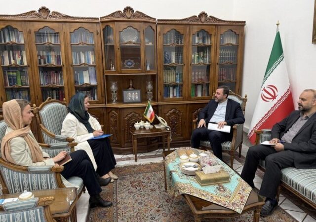 دیدار هماهنگ‌کننده مقیم سازمان ملل متحد در تهران با غریب آبادی