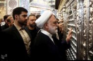 رئیس قوه قضاییه به قم سفر کرد/ زیارت‌ بارگاه مطهر کریمه اهل بیت(ع)