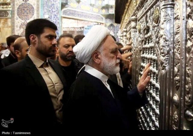 رئیس قوه قضاییه به قم سفر کرد/ زیارت‌ بارگاه مطهر کریمه اهل بیت(ع)
