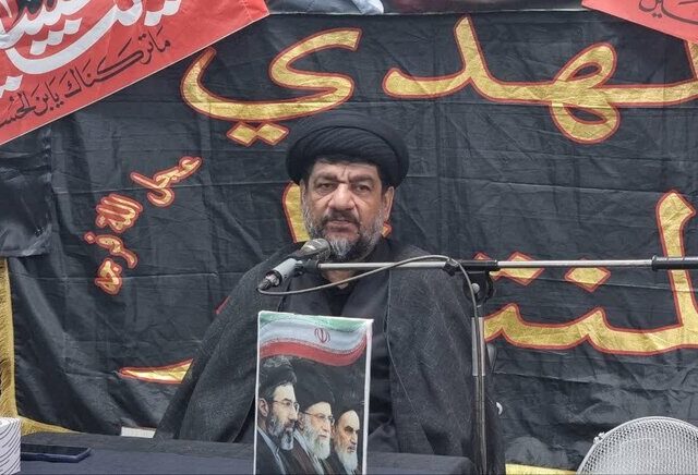 مراسم هفتمین روز تدفین رهبر شهید امت در گناوه برگزار شد