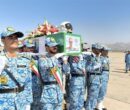 پیکر مطهر شهید مجید کاظمی ‌وارد پایگاه شهید دوران شیراز شد