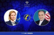 گفتگوی وزیر امور خارجه کشورمان و مسئول سیاست خارجی اتحادیه اروپا