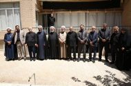 بازدید اعضای کمیسیون اصل نود مجلس از بیت رهبر شهید و منزل پدری ایشان