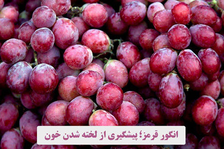 انگور قرمز؛ پیشگیری از لخته شدن خون انگور قرمز؛ پیشگیری از لخته شدن خون