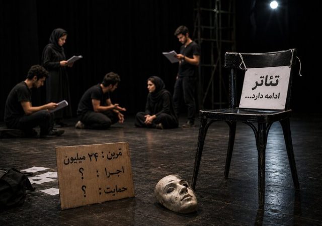 تمرین تئاتر «لاکچری» شد؛ هزینه چندین میلیونی بدون پشتوانه اجرا!
