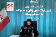 خدادادی: زنان در جنگ اخیر پرچمدار و پیش‌رو بودند