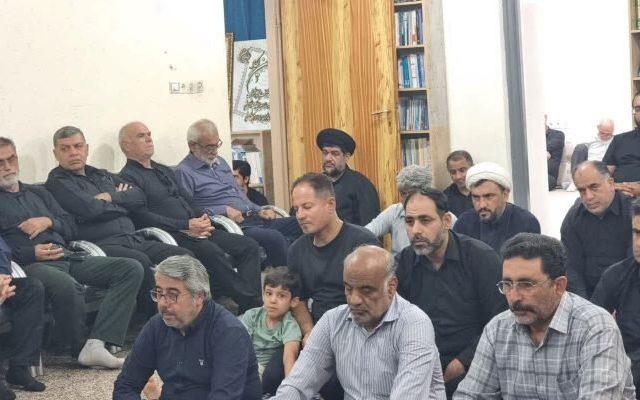 مراسم سوگواری سالروز شهادت امام رضا(ع) در گناوه برگزار شد