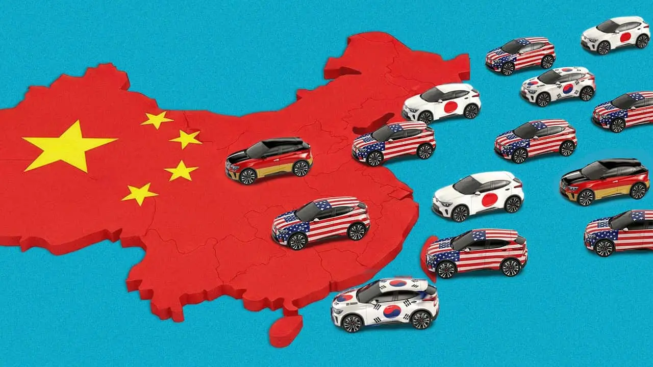 چین در حال بلعیدن صنعت خودروی آمریکا china-car-western-topshot