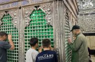 حضور رئیس مجلس در حرم مطهر حضرت عبدالعظیم حسنی (ع)
