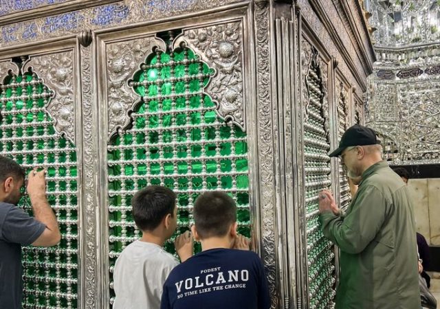 حضور رئیس مجلس در حرم مطهر حضرت عبدالعظیم حسنی (ع)